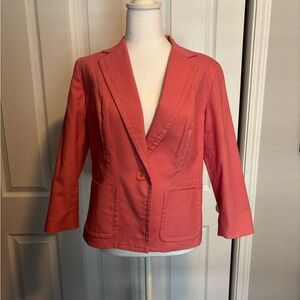 Talbots Vibrant Pink Blazer